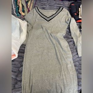 Three quarter sleeve dress